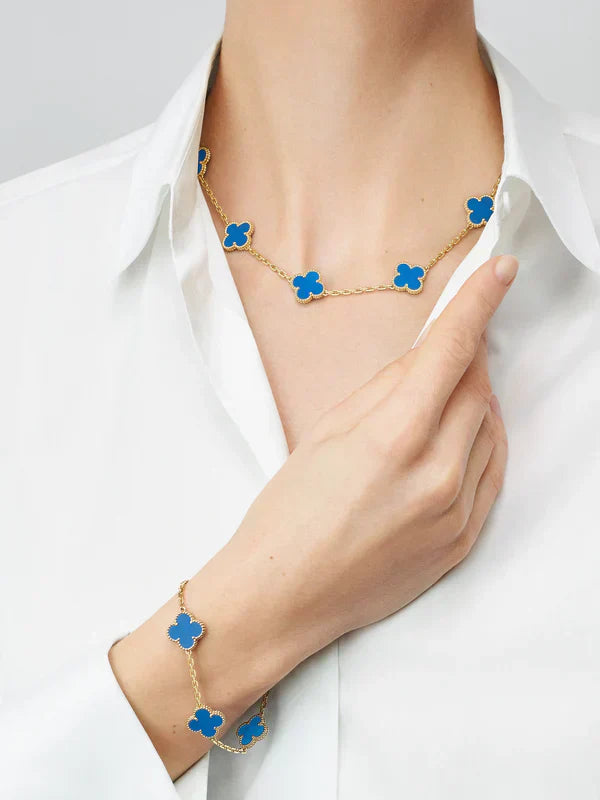 CLOVER Blue Bracelet