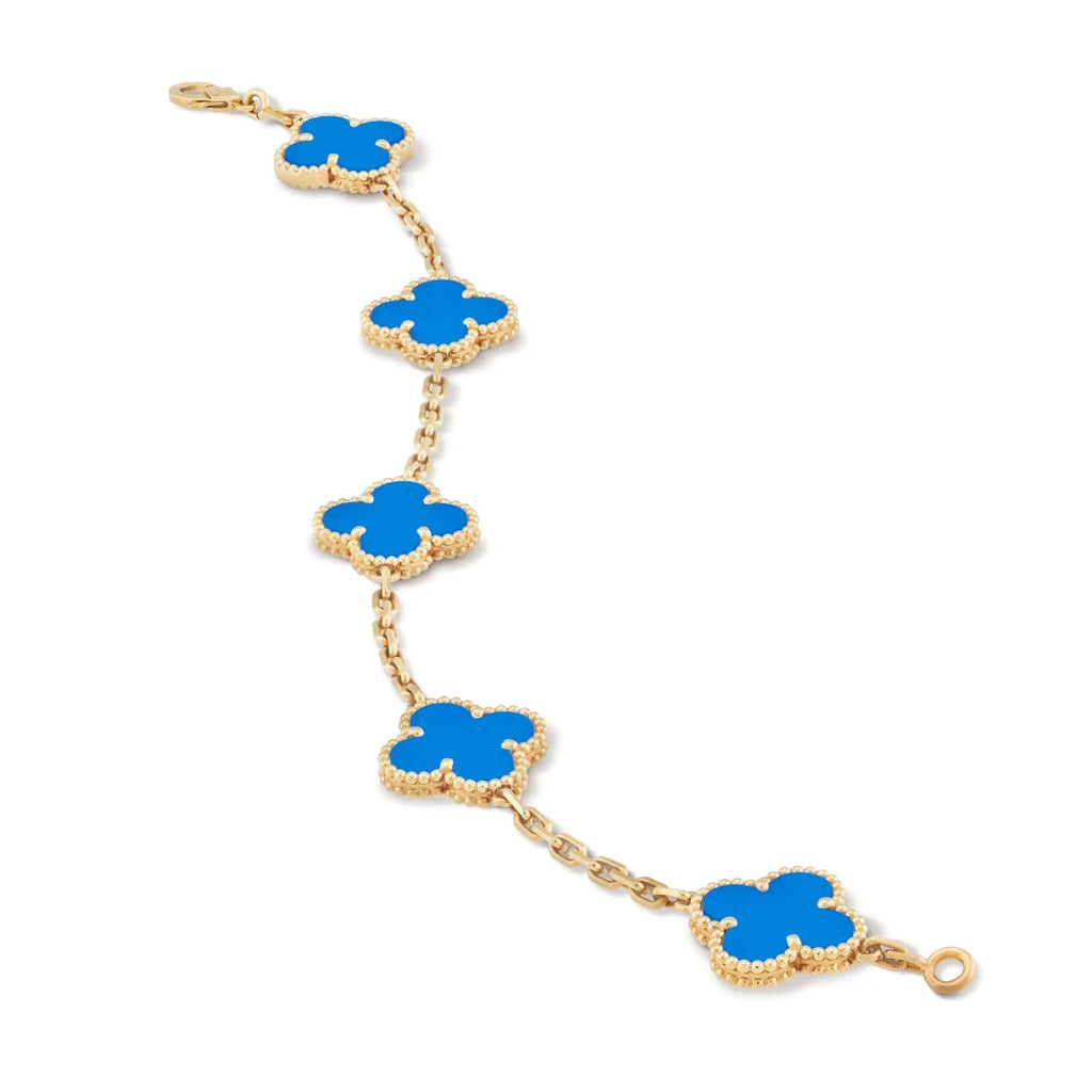 CLOVER Blue Bracelet