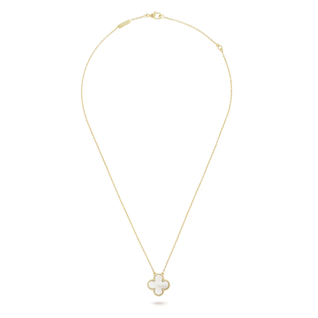 CLOVER White Gold Necklace