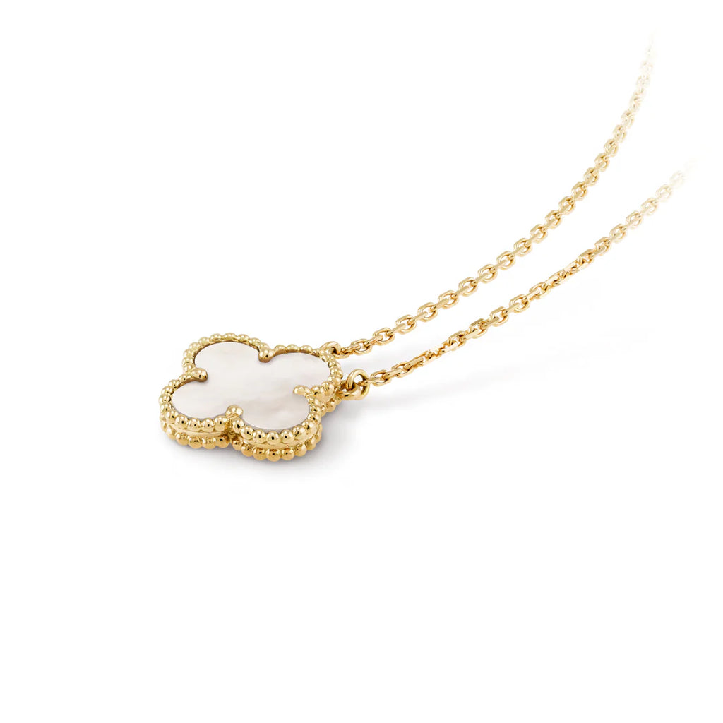 CLOVER White Gold Necklace