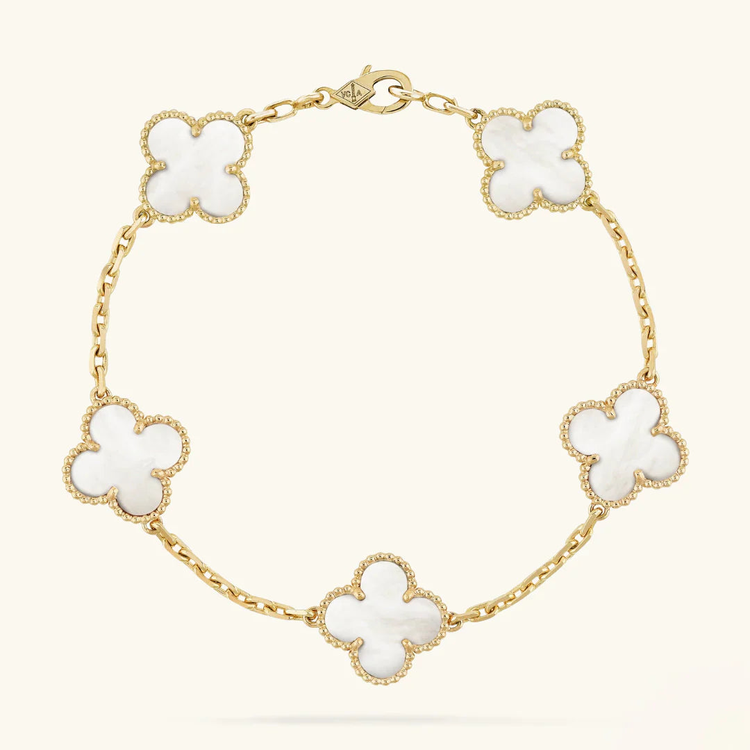 CLOVER White Bracelet