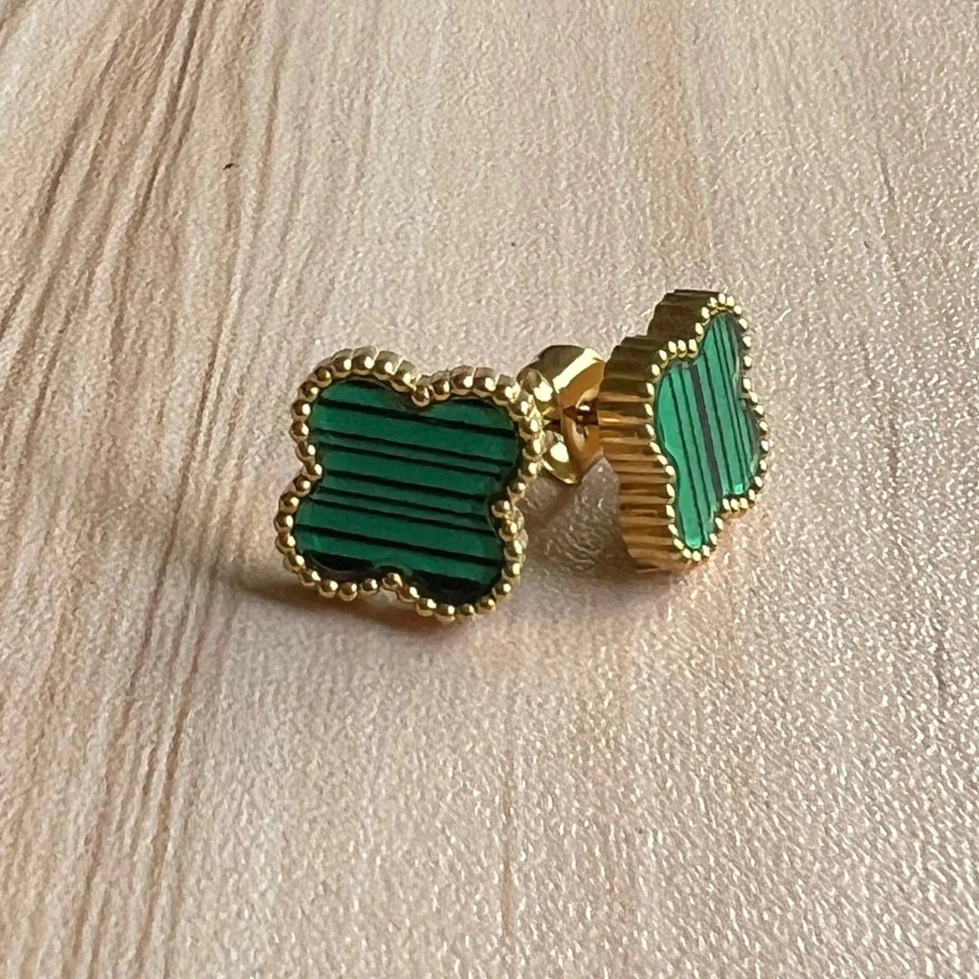 CLOVER Green Earrings