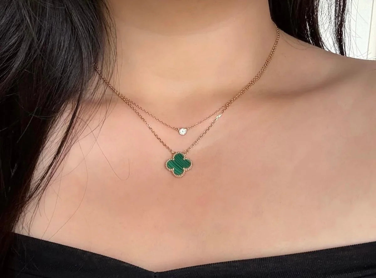 CLOVER Green Necklace