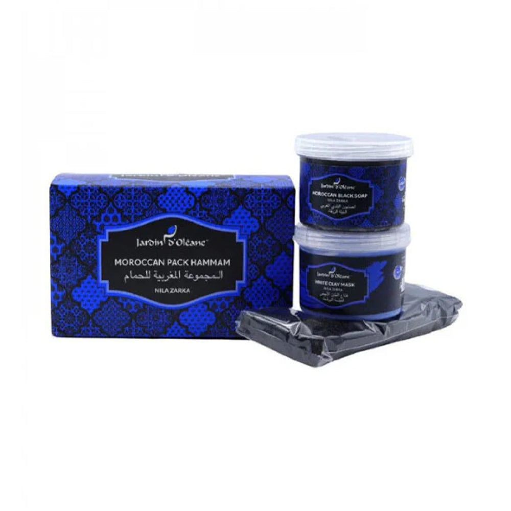 Moroccan Pack Hammam Nila Zarka(3 piece set)